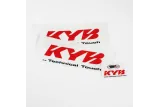 KYB FORK STICKER SET RED