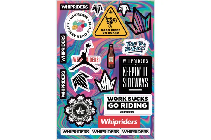 DECAL LOGO WHIPRIDERS SHEET