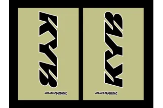FORK STICKERS KYB BLK