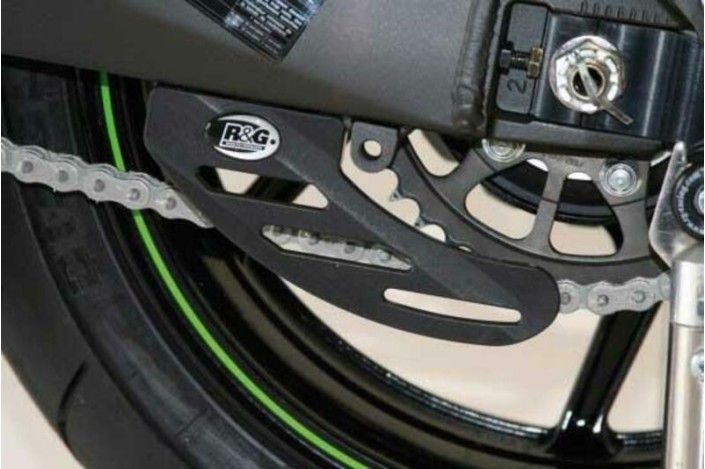 Protège couronne R&G RACING type dent de requin ABS noir