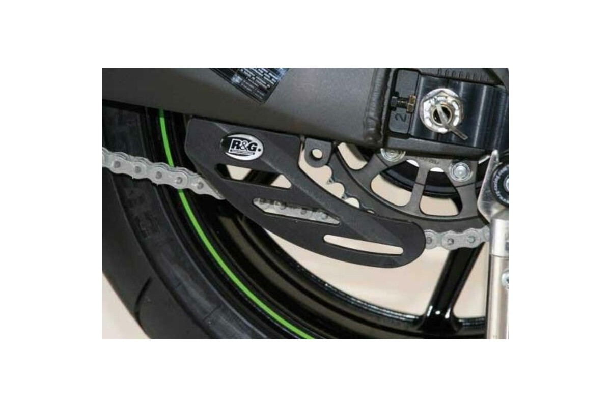 Protège couronne R&G RACING type dent de requin ABS noir