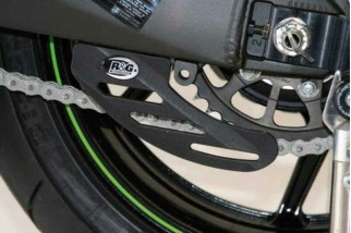 Protège couronne R&G RACING type dent de requin ABS noir