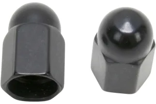 BLK ANODIZED VALVE CAPS