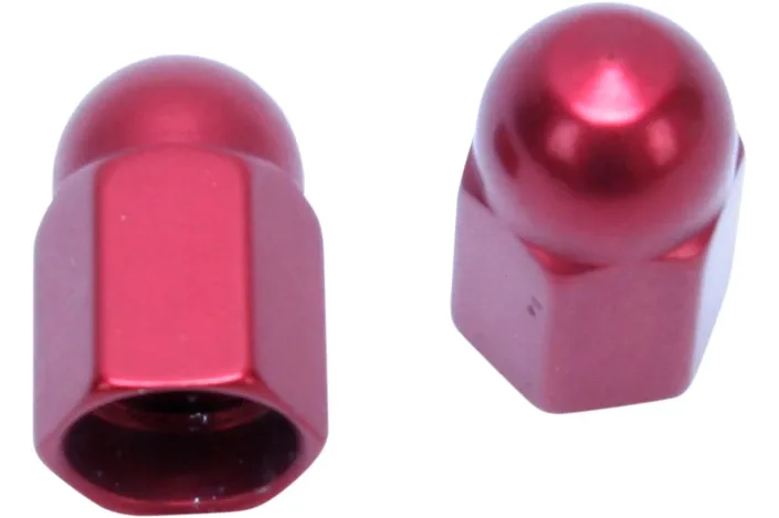 RED ANOD. VALVE STEM CAPS