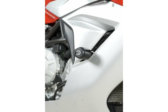 Tampons de protection R&G RACING Aero noir MV Agusta