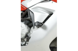 Tampons de protection R&G RACING Aero noir MV Agusta