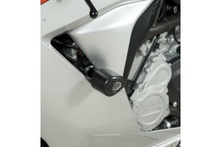 Tampons de protection R&G RACING Aero noir MV Agusta