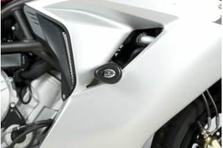 Tampons de protection R&G RACING Aero noir MV Agusta