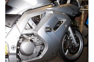 Tampons de protection R&G RACING Classic (axe de bras oscillant) noir Suzuki SV650S carénée