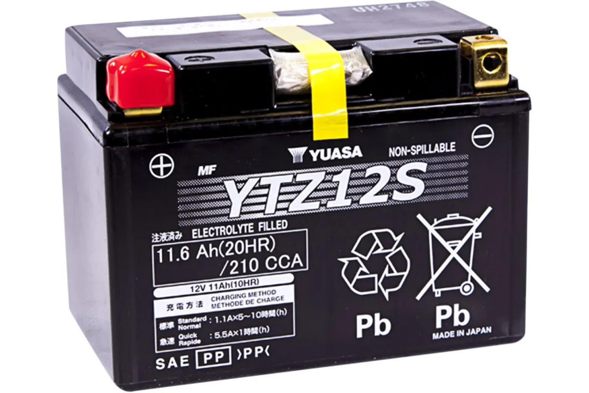 BATTERY WET SEALED YTZ12S
