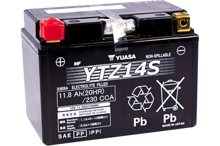 BATTERY WET SEALED YTZ14S