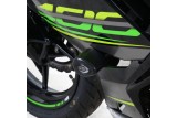 Tampons de protection R&G RACING Aero noir Kawasaki Ninja 400