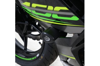 Tampons de protection R&G RACING Aero noir Kawasaki Ninja 400