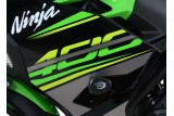 Tampons de protection R&G RACING Aero noir Kawasaki Ninja 400