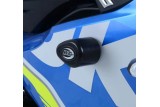 Tampons de protection R&G RACING Aero noir Suzuki GSX-R125