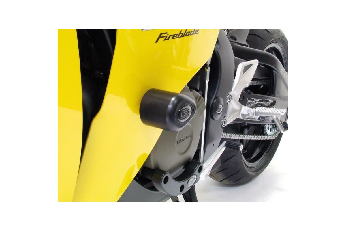 Tampons de protection R&G RACING Aero noir Honda CBR1000RR Fireblade/SP/SP2