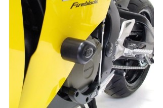 Tampons de protection R&G RACING Aero noir Honda CBR1000RR Fireblade/SP/SP2