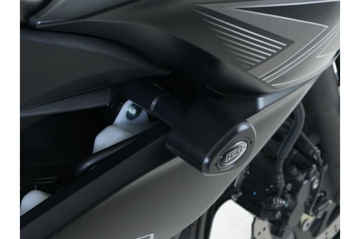 Tampons de protection R&G RACING Aero blanc Kawasaki Z250/300