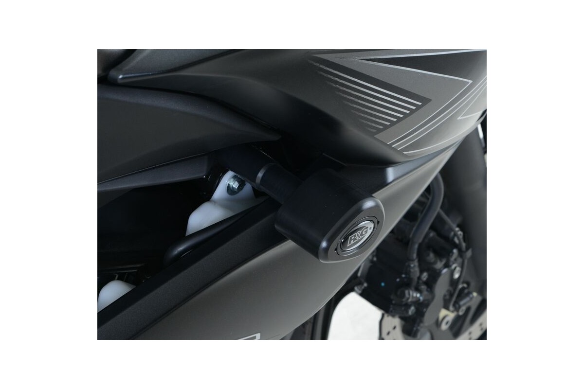 Tampons de protection R&G RACING Aero blanc Kawasaki Z250/300 Tampons de protection R&G RACING Aero blanc Kawasaki Z250/300