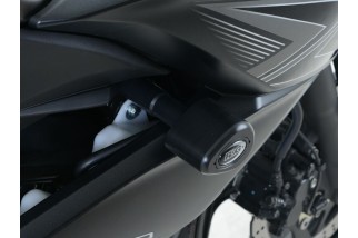 Tampons de protection R&G RACING Aero blanc Kawasaki Z250/300