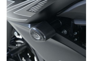 Tampons de protection R&G RACING Aero blanc Kawasaki Z250/300