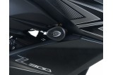 Tampons de protection R&G RACING Aero blanc Kawasaki Z250/300