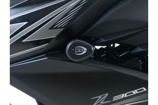 Tampons de protection R&G RACING Aero blanc Kawasaki Z250/300