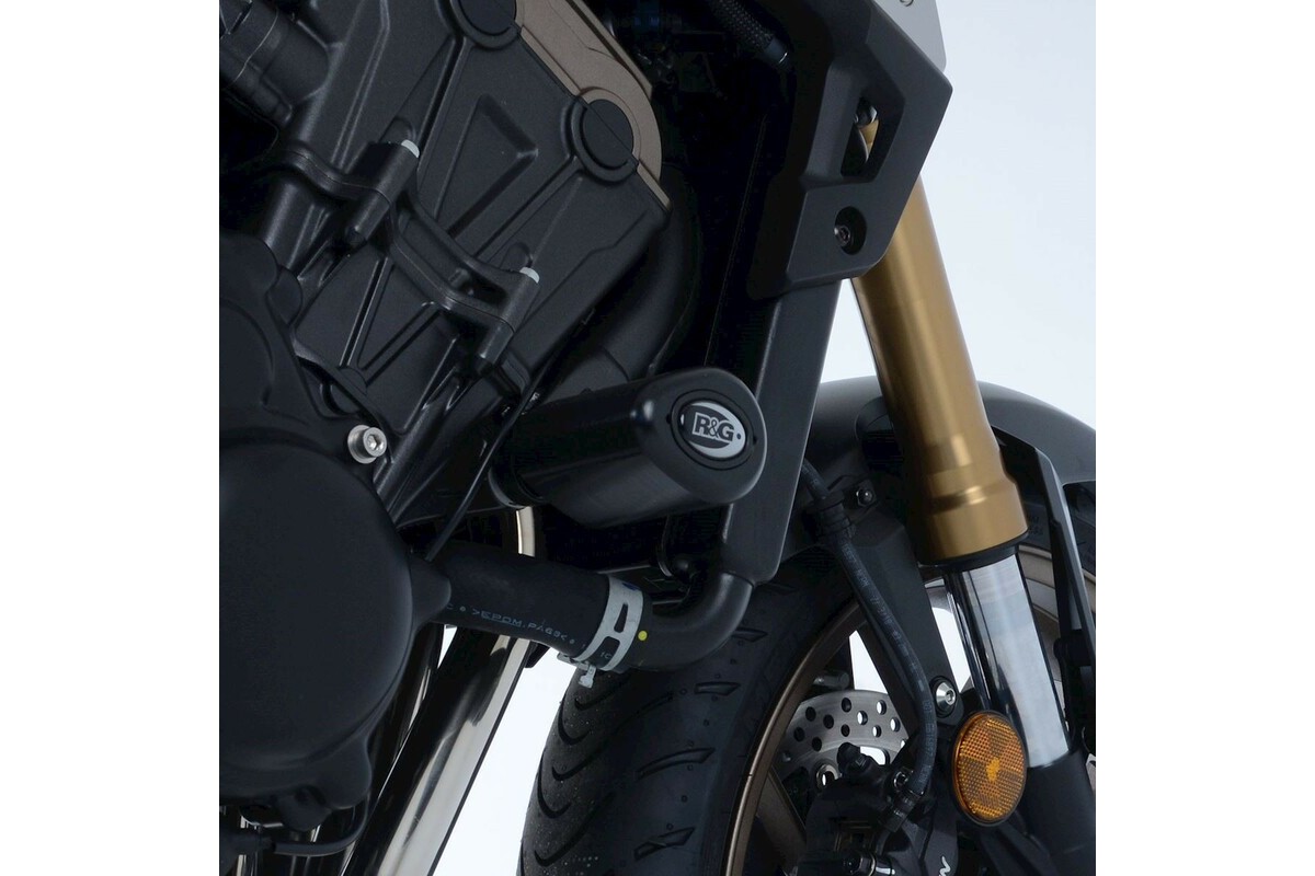 Tampon Aero R&G RACING noir Honda CB650R Tampon Aero R&G RACING noir Honda CB650R