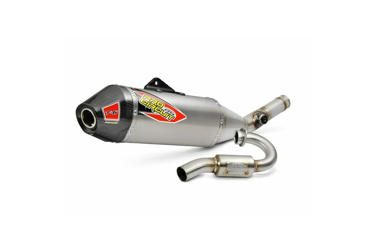 EXHAUST T6 SS/TI/CF KAW