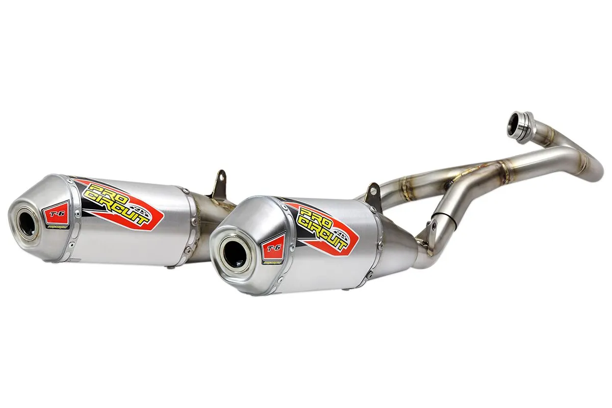 EXHAUST T6 SS DUAL S/A