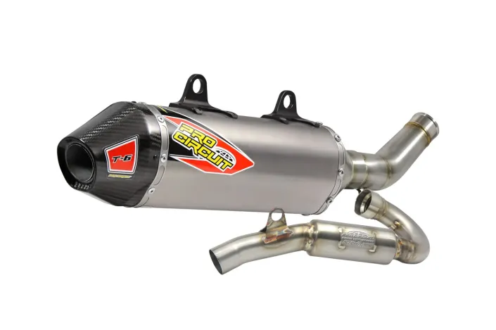 EXHAUST T6 SS/TI/CF HVA 450