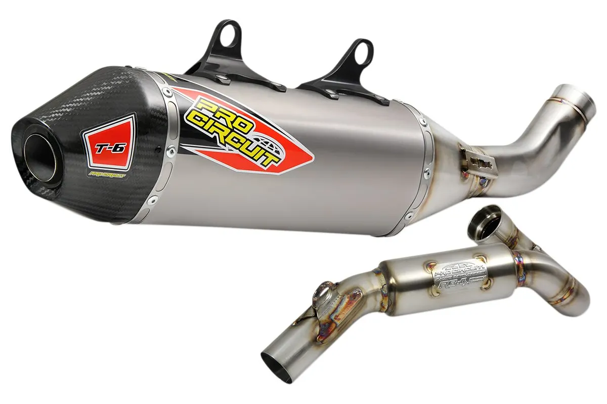 EXHAUST T6 SS/TI/CF KTM