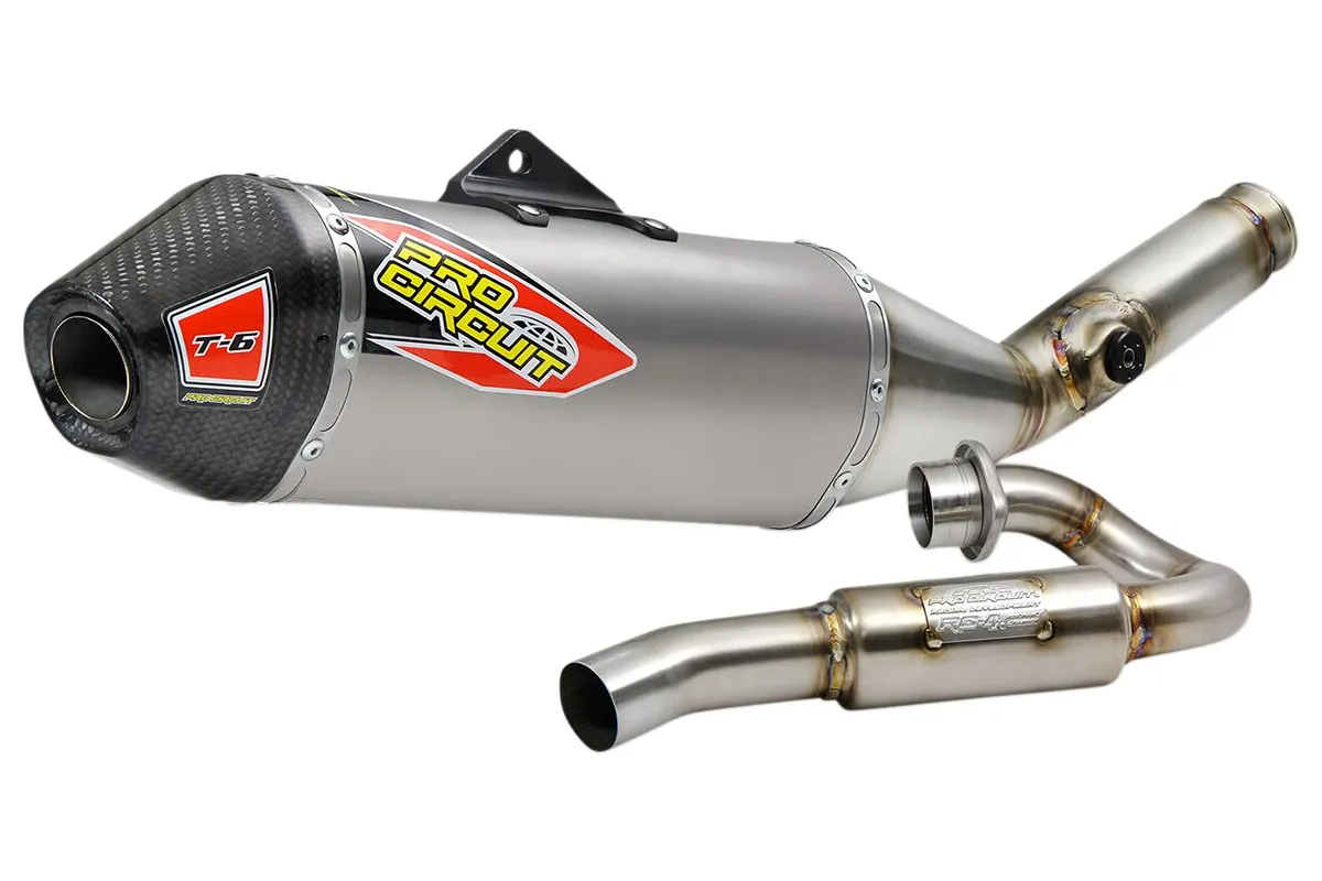 EXHAUST T6 SS/TI/CF KAW