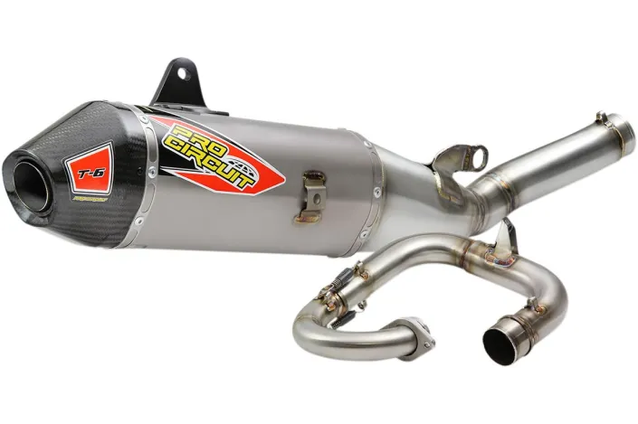 EXHAUST T6 SS/TI/CF YAM 250