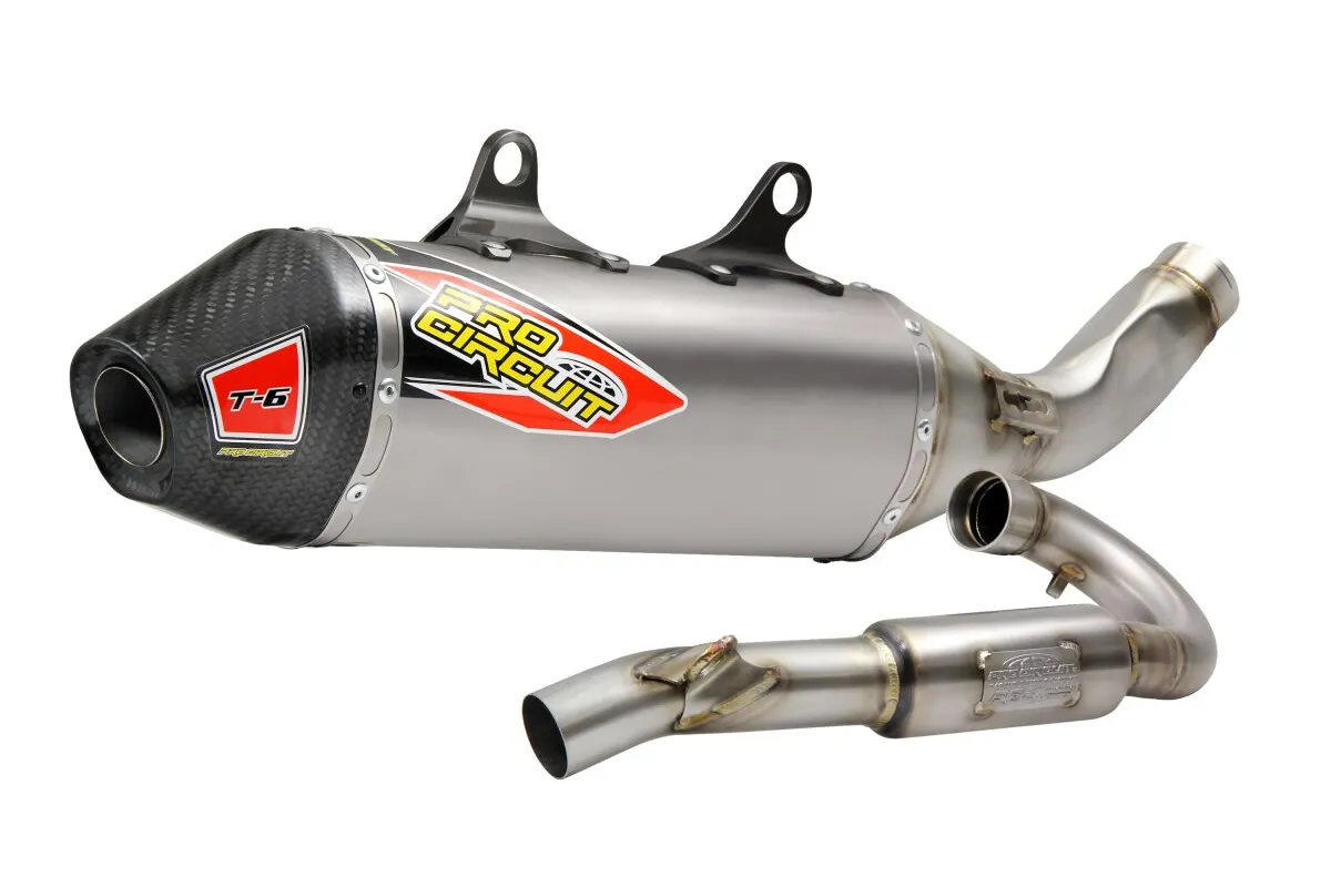 EXHAUST T6 SS/TI/CF KTM 250