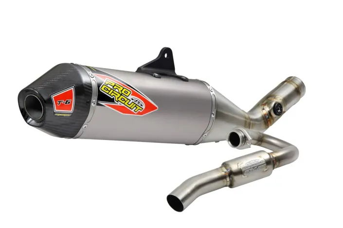 EXHAUST T6 SS/TI/CFCAP 250