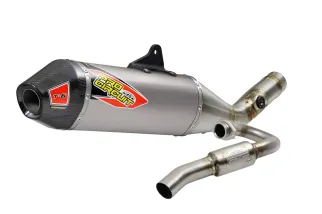 EXHAUST T6 SS/TI/CFCAP 250