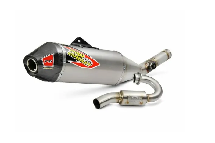 EXHAUST T6 SS/TI/CF KX250F
