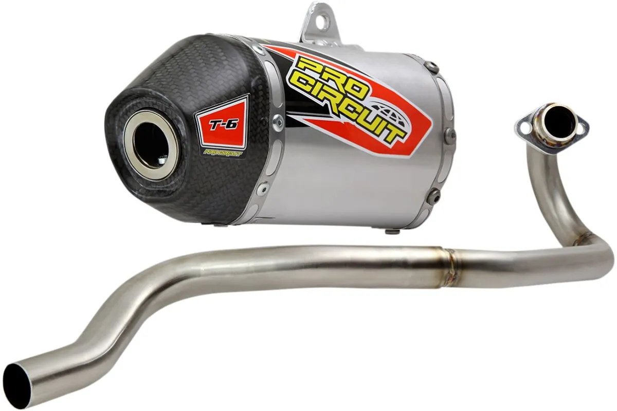 EXHAUST T6 SS CF CAP SA