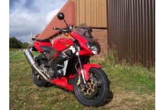 Tampons de protection R&G RACING Aero noir Aprilia Tuono 1000