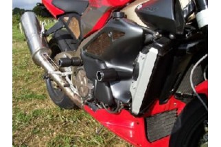 Tampons de protection R&G RACING Aero noir Aprilia Tuono 1000