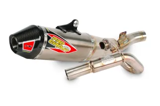 EXHAUST T6 SS/TI/CF KX450 24