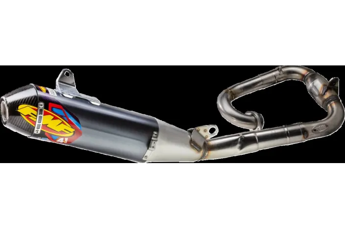 EXHAUST ALUM F4.1 RCT CARBON C