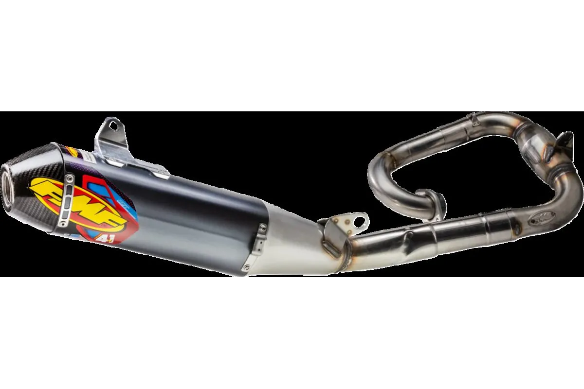 EXHAUST ALUM F4.1 RCT CARBON C