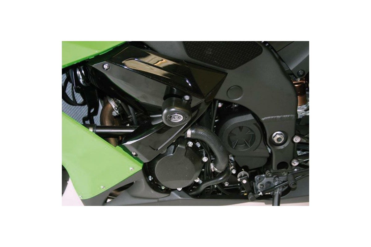 Tampons de protection R&G RACING Aero noir Kawasaki ZX10R