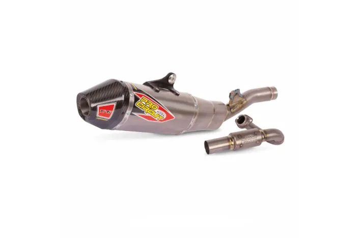 EXHAUST TI-6 TIT/CF KX250 25-