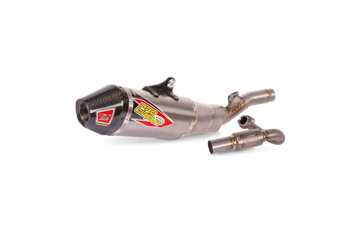 EXHAUST TI-6 PRO TIT/CF KX250 