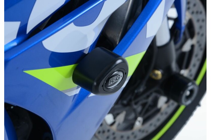 Tampons de protection R&G RACING Aero Race noir Suzuki GSX-R1000