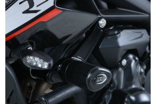 Tampons de protection R&G RACING Aero noir Triumph Street Triple