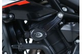Tampons de protection R&G RACING Aero noir Triumph Street Triple